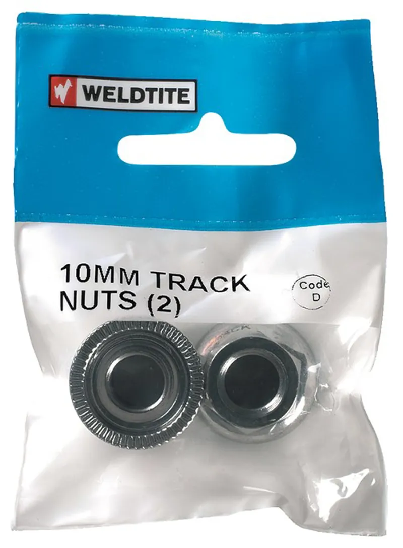 Weldtite Bikebits 08033 - 10mm Track Nuts in Silver